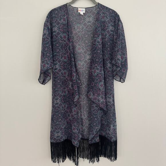 Lularoe Monroe Kimono/Coverup - Picture 2 of 7
